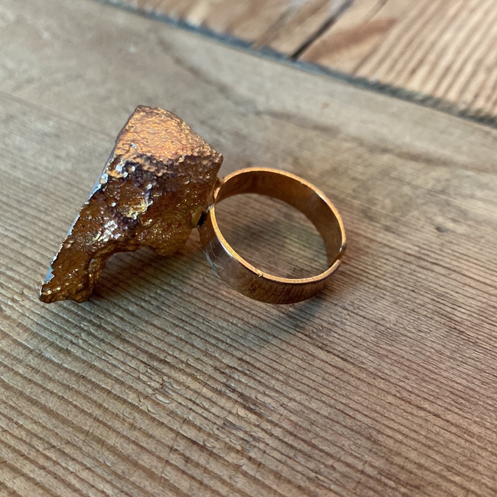 Adjustable Geode Ring - Picture 4 of 5